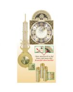 Deluxe Dial, Pendulum and Weight Shell Set for Hermle 1171-850 114cm Mechanical Movement