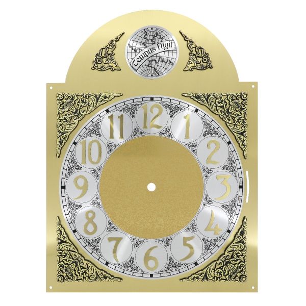 Tempus Fugit Clock Dial for Hermle 451-050cm Mechanical Movement 

