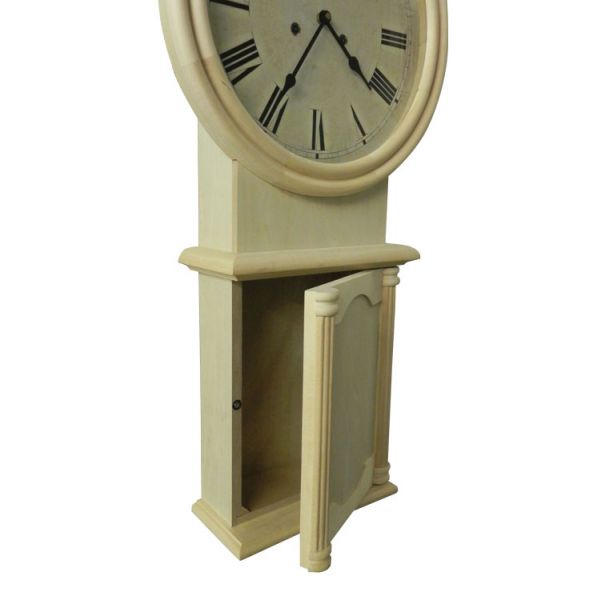 Tavern Clock Case Inside View Unfinished