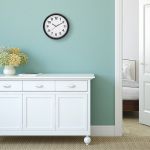 10” Round Wall Clock with Continuous Sweep Movement 
