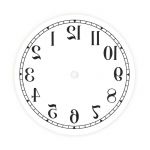 6 1/2" Reverse Clock Dial