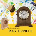 Create your own Masterpiece William Arch Wooden Clock Case