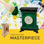 Create your own Masterpiece Emily Bracket Wooden Clock Case