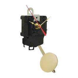 Adjustable Clock Pendulum Quartz Battery Brass  2 1/8" Diameter Bob 10" Length 
