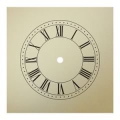7 1/2" Shaker Style Metal Clock Dial