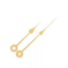 3 1/2" Brass Spade Hour and Minute Hand Set
