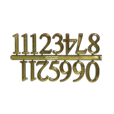 Stick On Numbers 1-12 Roman Gold Clock Numerals 3/4" 